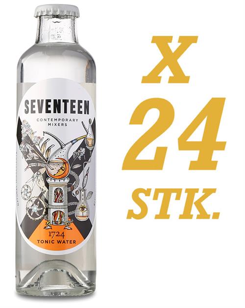 Seventeen 1724 Tonic Water x 24 st i kartong - Perfekt för Gin och Tonic 20 cl