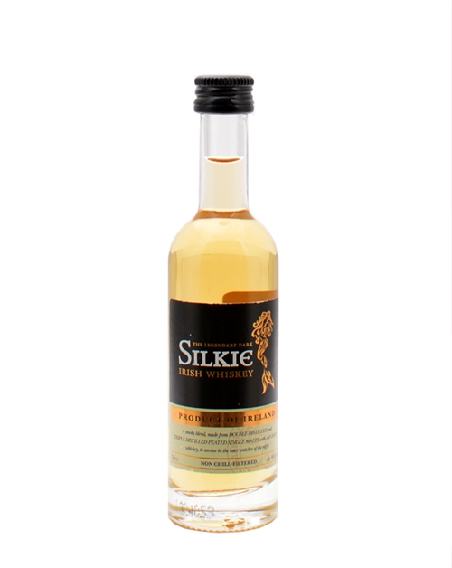 Silkie Whiskey Miniatyr Sliabh Liag The Legendary Dark Blended Irsk Whiskey 5 cl 46%