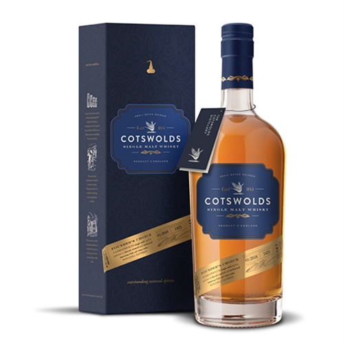 Cotswolds Founders Choice Single Malt engelsk whisky 60,5 %