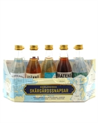 Skärgårdssnapsar Miniatyr Presentset Ekologisk Svensk Snaps 10x5 cl 36,2%