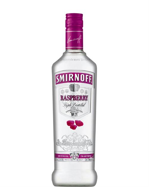 Smirnoff nr. 21 Hallon Premium Vodka 70 cl 37,5 %