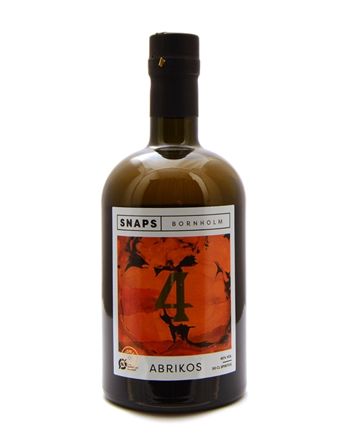 Snaps Bornholm Ekologisk No 4 Aprikos Dansk Akvavit 50 cl 40%