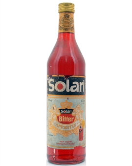 Solari Bitter Aperitif Vintage flaske 1 Italiensk Likör 70 cl 25%