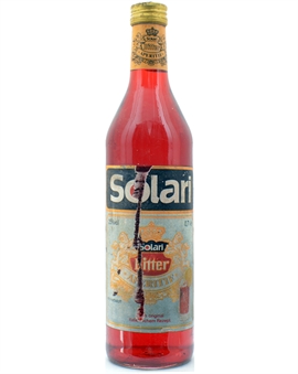 Solari Bitter Aperitif Vintage flaske 3 Italiensk Likör 70 cl 25%