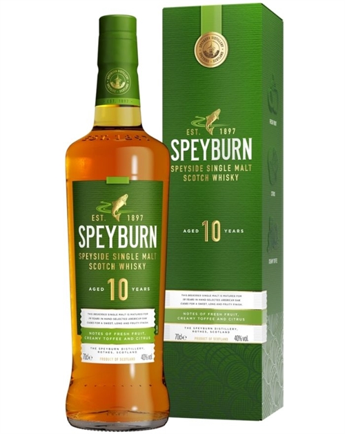 Speyburn 10 år New version Speyside Single Malt Scotch Whisky 70 cl 40%