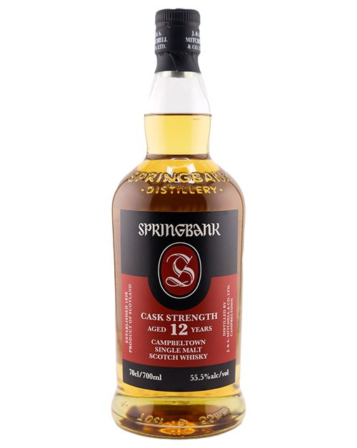 Springbank 12 år Cask Strength 2025 Single Campbeltown Malt Scotch Whisky 70 cl 55.5%