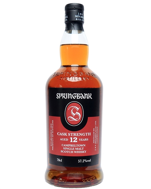 Springbank 12 år Cask Strength 2024 Single Campbeltown Malt Scotch Whisky 70 cl 57,2%