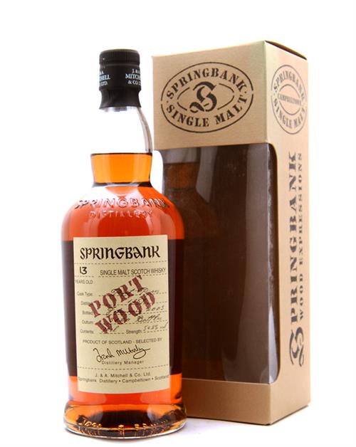 Springbank 13 Years Port Wood Campbeltown Single Malt Scotch Whisky 54,2 %