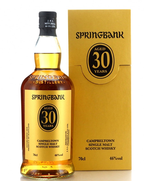 Springbank 30 Years 2022 Release Single Campbeltown Malt Whisky 46%
