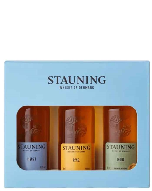 Stauning Miniature Presentset Danska Whisky 3x5 cl