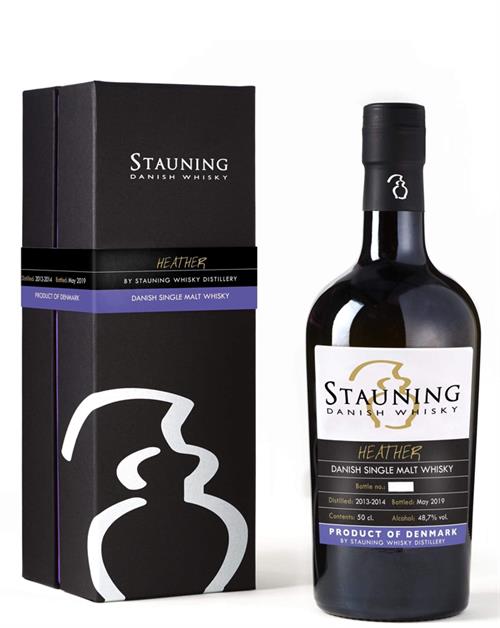 Stauning HEATHER 2019 Single Malt Danska Whisky 50 cl 48,7%