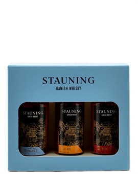 Stauning Miniature Presentset Danska Whisky 3x5 cl