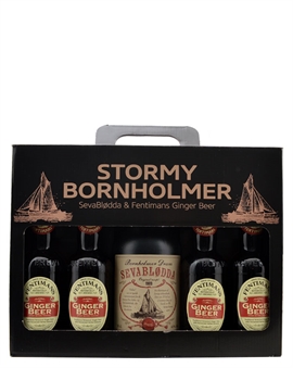 Bornholmer Dram Stormy Bornholmer SevaBlødda & Fentimans Ginger Beer Gåvaask 50 cl 40%