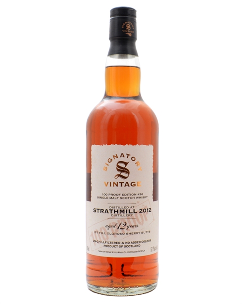 Strathmill 2012/2025 Signatory Vintage 12 år 100 Proof Edition #36 Single Malt Scotch Whisky 70 cl 57,1%