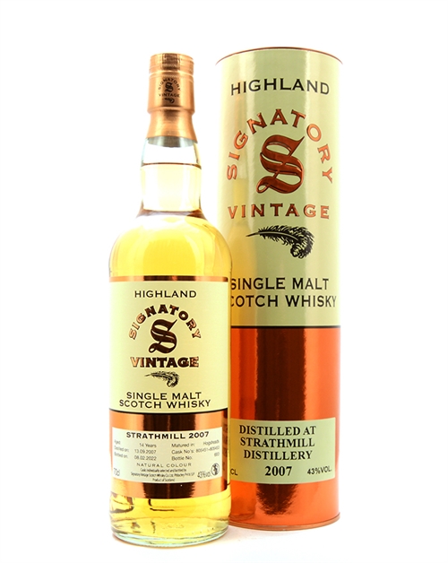 Strathmill 2007/2022 Signature Vintage 14 år Single Highland Malt Scotch Whisky 43%