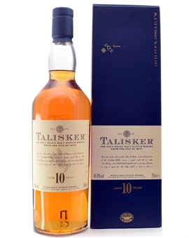 Talisker 10 år Isle of Skye Old Version Pre-2012 Single Malt Scotch Whisky 70 cl 45,8 %
