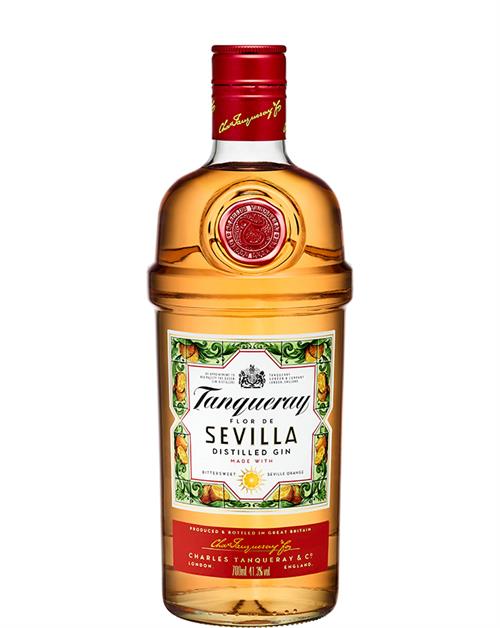 Tanqueray Flor de Sevilla Gin från England innehåller 41,3 procent alkohol