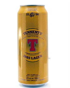 Tennent’s Premium Scotch Lager Öl 500 ml 5%