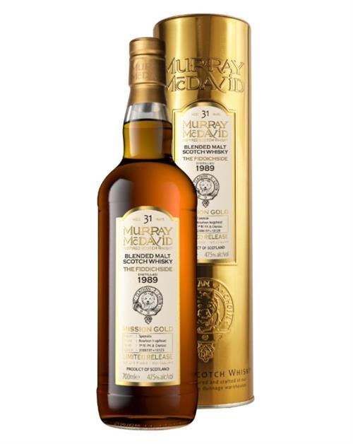 The Fiddichside 31 Year Single Speyside Malt Whisky 1986 till 2021 från Murray McDavid 