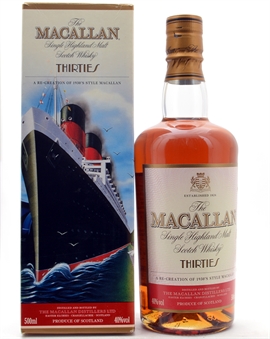 Macallan Travel Series 1930s Thirties Single Speyside Malt Whisky 50 cl 40%