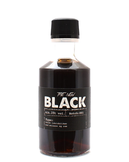 The New Black Miniature Batch No 1 Trolden Distillery Danish Lakrits Likör 5 cl 25%