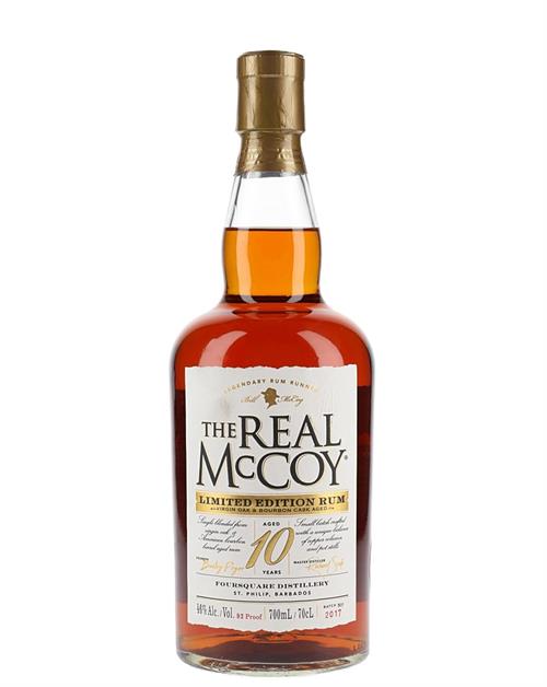 The Real McCoy 10 Years Ltd Edition 2017 Foursquare Barbados Rom 46 %