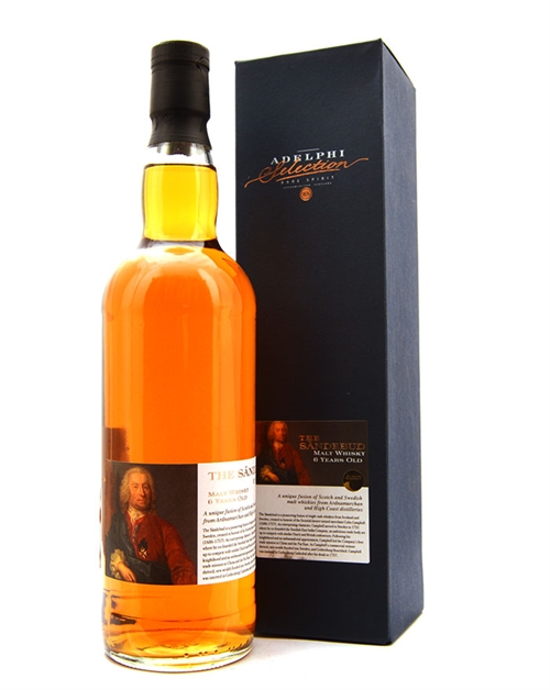 The Sandebud av Adelphi 6 år Fusion of Ardnamurchan och High Coast Blended Malt Whisky 70 cl 58,9%
