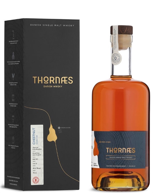 Thornæs Chestnut Double Cask Ekologisk Single Malt Dansk Whisky 70 cl 49,4%