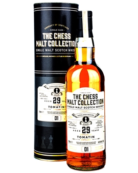 Tomatin 29 år The Chess Malt Collection D1 Single Highland Malt Whisky 70 cl 54,9%