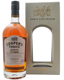 Tomintoul 2005/2019 Coopers Choice Sherry Cask Speyside Single Malt Whisky 55,5%