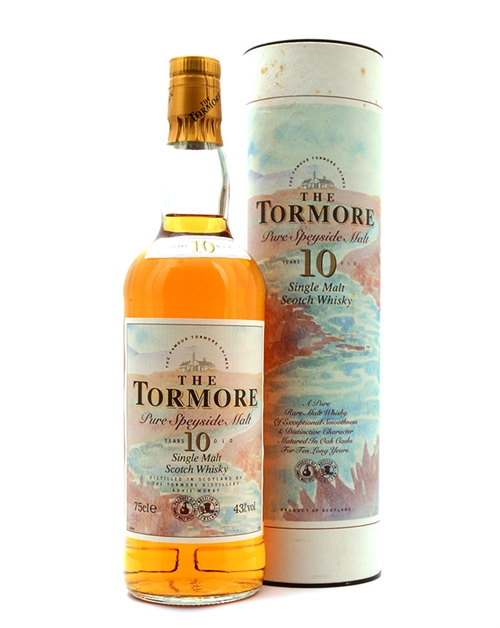 Tormore 10 år Mognat på ekfat Gammal version Pure Single Speyside Malt Scotch Whisky 75 cl 43%