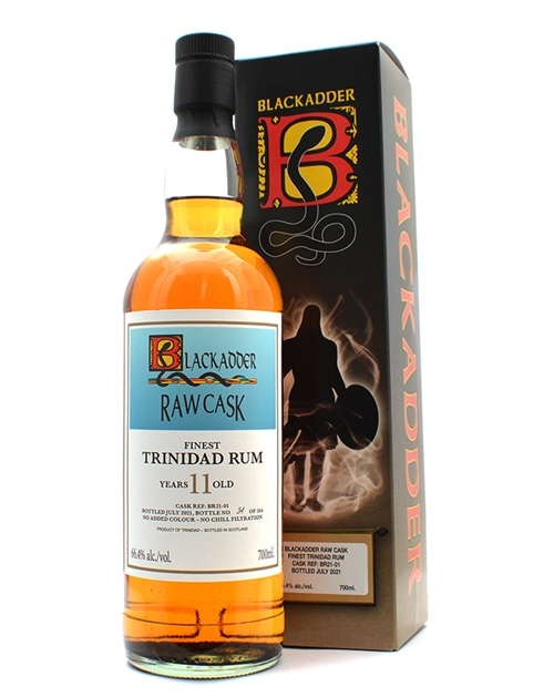 Trinidad 2011/2021 Blackadder Raw Cask 11 år Finest Trinidad Rom 70 cl 66,4%