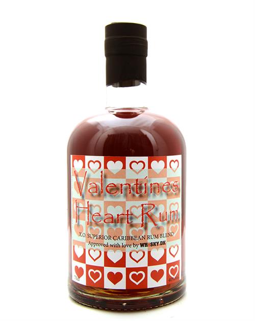 Valentine\'s Heart Rom Edition nr. 1 XO Superior Blended Caribbean Rom 40%