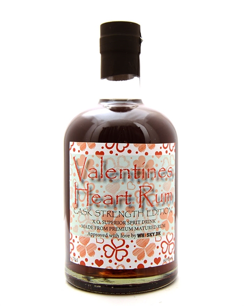 Valentine\'s Heart Rom Edition nr. 3 Cask Strength Edition XO Superior Spirit Drink Rom 60%