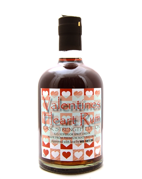 Valentine\'s Heart Rom Edition nr. 4 Cask Strength Edition XO Superior Spirit Drink Rom 60%