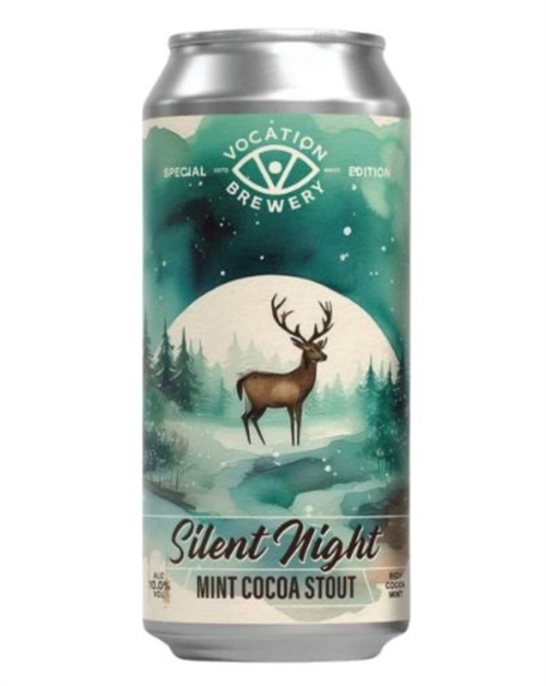 Vocation Silent Night Mint Cocoa Stout Julöl Burköl 44 cl 10%