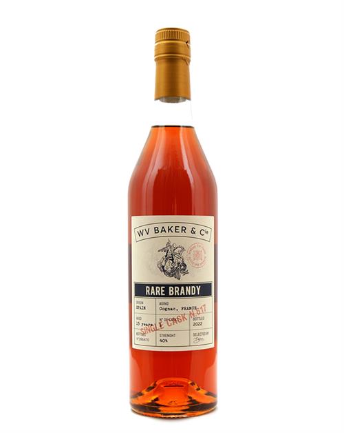 WV Baker & Cie 2022 Rare Brandy 15 år Single Cask Franska Cognac 70 cl 40%