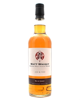 Watt Whisky 2017/2024 Ben & Sherry 6 år Blended Malt Scotch Whisky 70 cl 57,1%