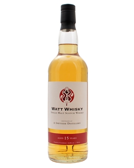 Watt Whisky 2009/2024 A Speyside Distillery 15 år Single Malt Scotch Whisky 70 cl 54,9%