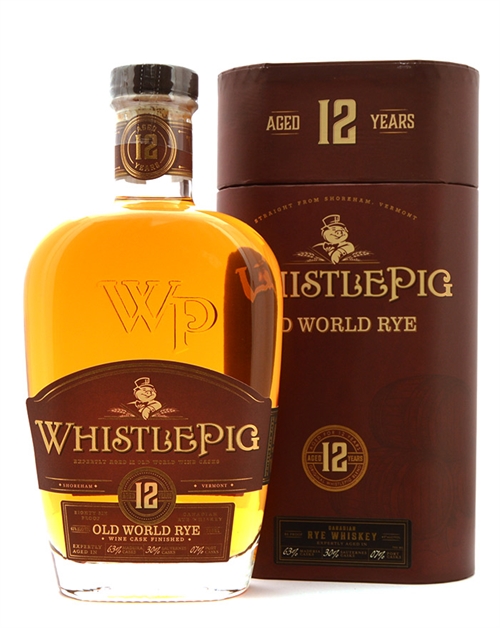 WhistlePig Old World Wine Fat 12 år Straight Rye Whiskey 70 cl 43%