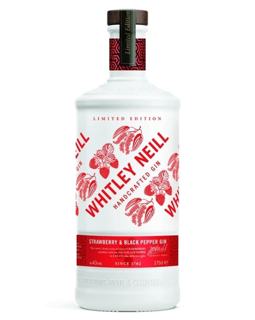 Whitley Neill Strawberry & Black Pepper Handcrafted Gin 70 cl 43%