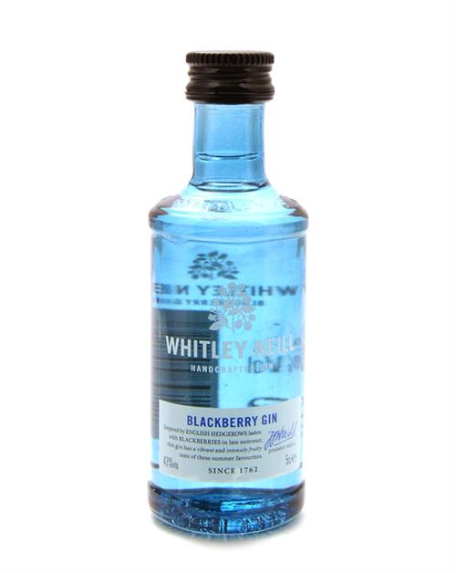 Whitley Neill Miniatyr Blackberry Handgjord Gin 5 cl 43%