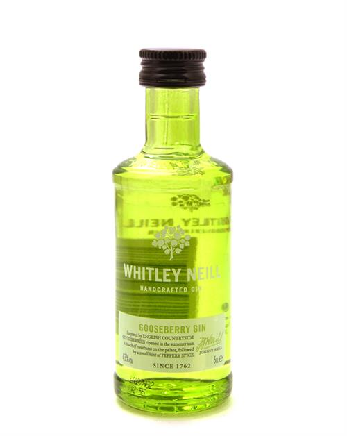 Whitley Neill Miniature Krusbär Handgjord Gin 5 cl 43%