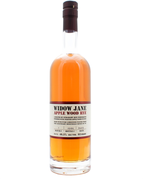 Widow Jane Apple Wood Rye 2023 Blended Straight Rye Whiskey 46,5%