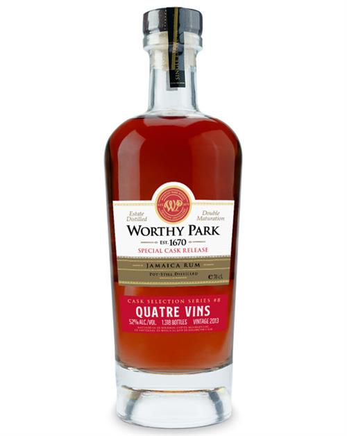 Worthy Park Special Cask Rum Quatre Vins 2013 Vintage Jamaica Rum