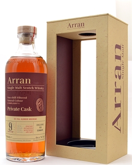 Arran 2015/2024 Single Cask Denmark 9 år Single Islands Malt Scotch Whisky 60,2%