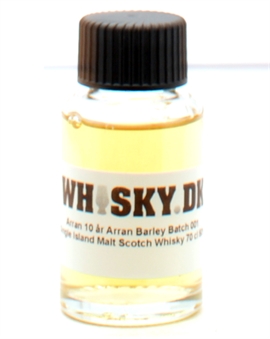 Sample 3 cl Arran 10 år Arran Barley Batch 001 Single Island Malt Scotch Whisky 70 cl 50%