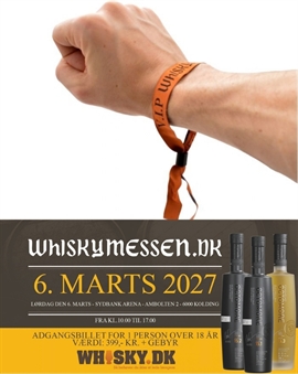Medlemskap i Whiskymessen VIP CLUB 2027 INKLUSIVE entrébiljett
