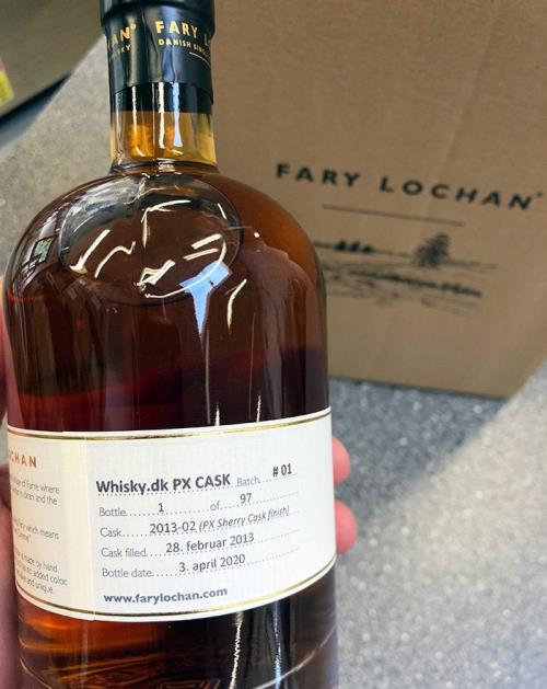 Single Cask buteljering från Fary Lochan - Exklusivt för Whisky.dk