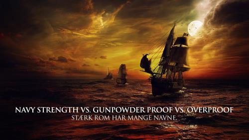 Navy Strength vs. Gunpowder Proof vs. Överbeständig